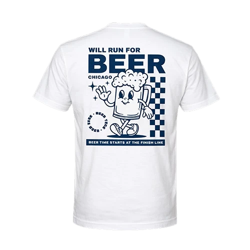 Will Run For Beer Short Sleeve Tee