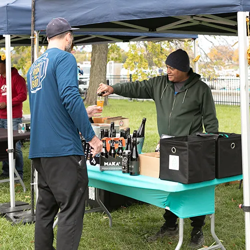 man getting beer man getting beer